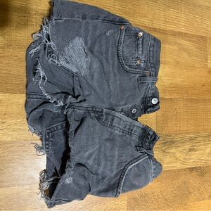 Levi's Gray Jean Shorts